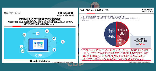 CDP導入の予算に関する実態調査