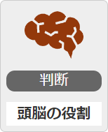 判断 頭脳の役割