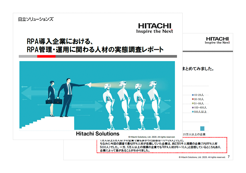 【ホワイトペーパー】RPA導入企業における、RPA管理・運用に関わる人材の実態調査レポート